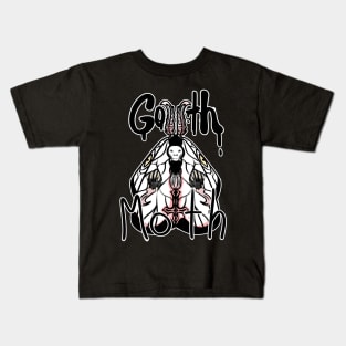 Goth Moth Kids T-Shirt